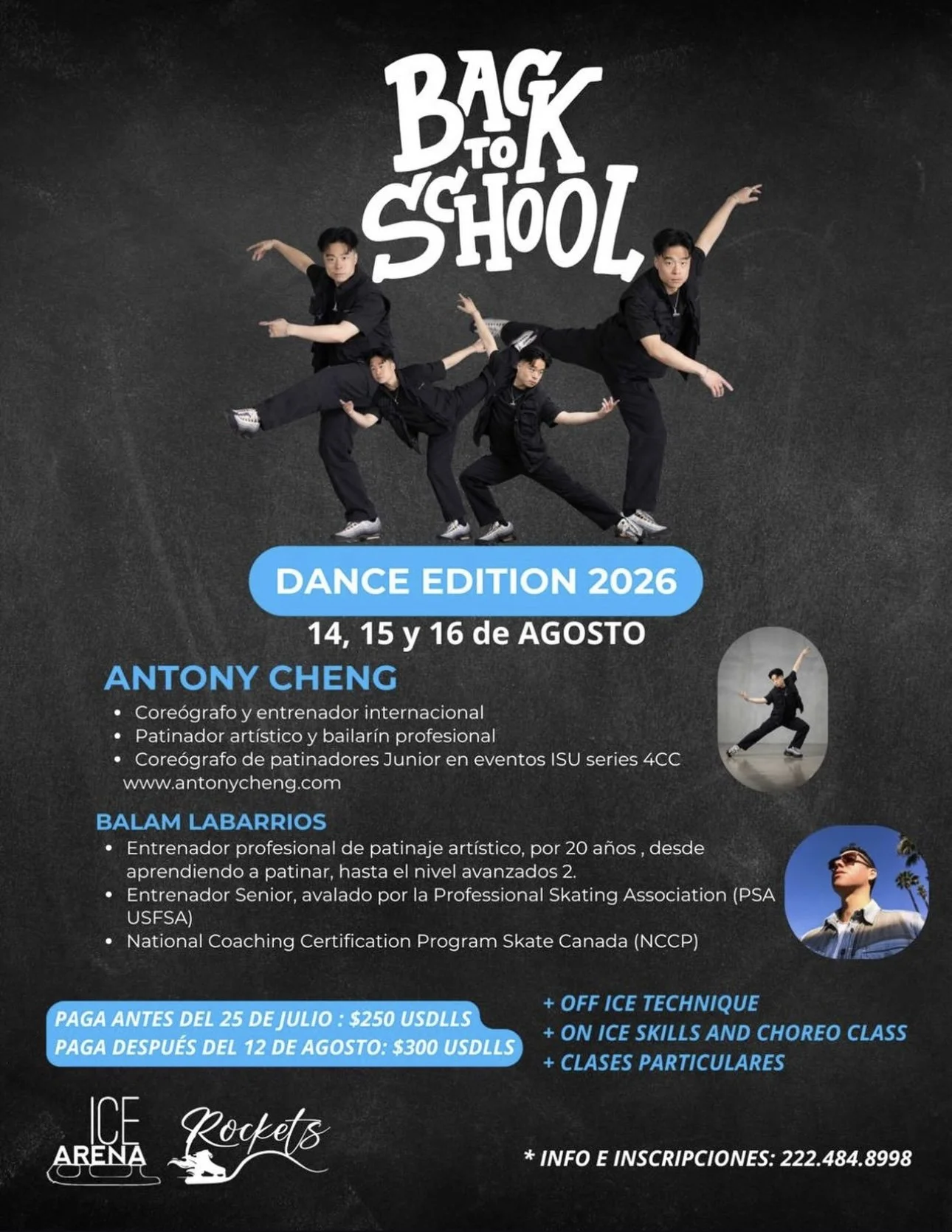 Guest Choreographer, Coach & Dance Coach in Puebla, Mexico Aug 14 - 17, 2026 / Rockets Puebla