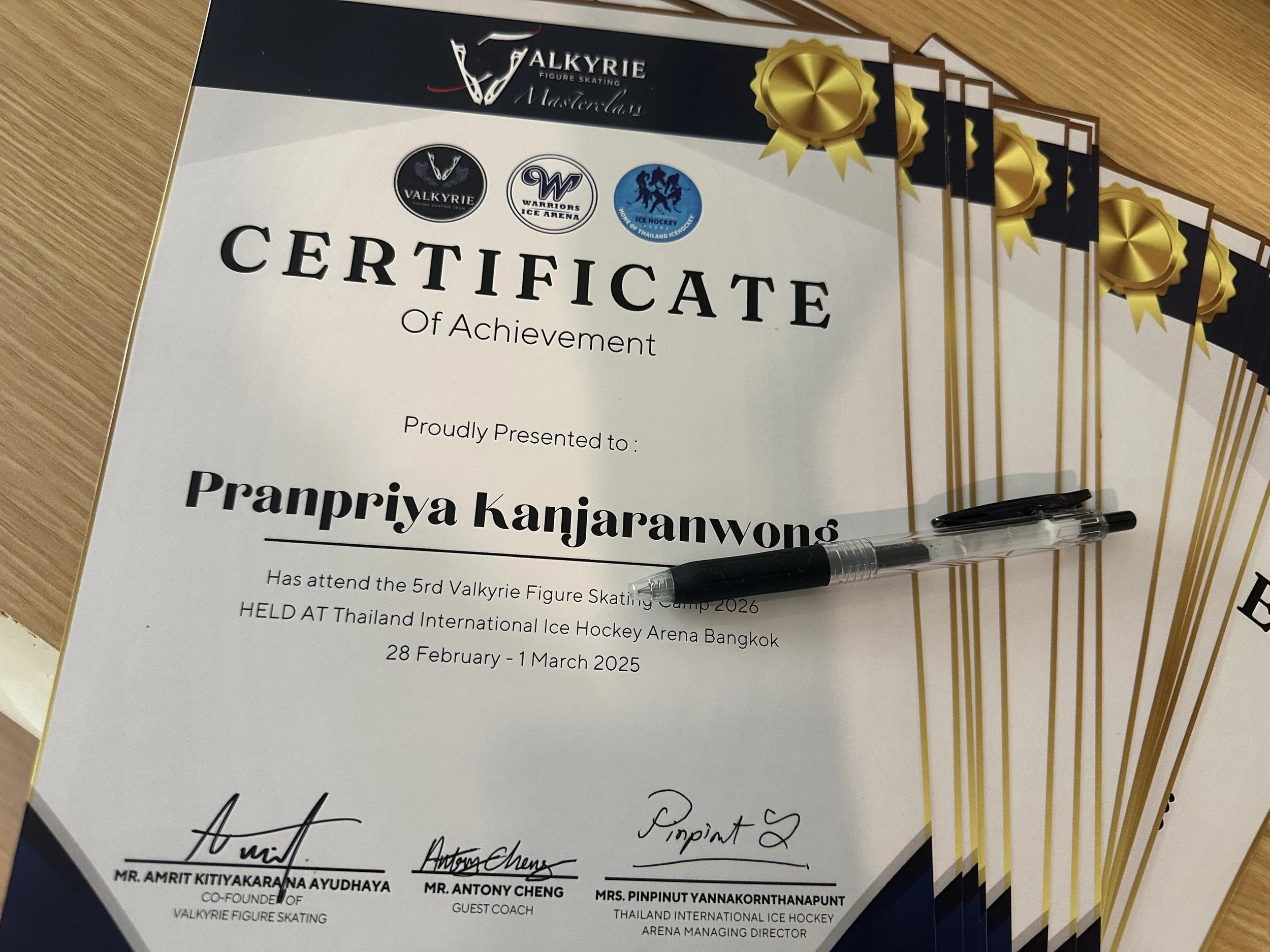 Guest Choreographer, Coach & Dance Coach in Bangkok, Thailand Feb 28 -  March 1, 2026 / Valkyrie Figure Skating Team 