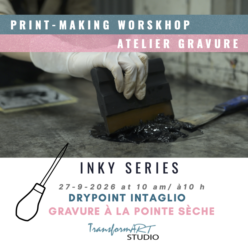 DRYPOINT WORKSHOP / ATELIER de GRAVURE À LA POINTE SÈCHE