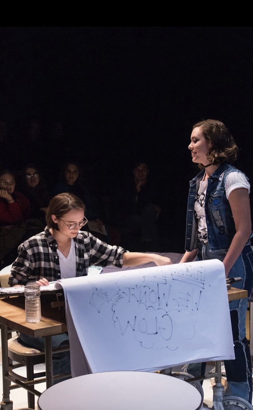 Angelique as Joan in "Fun Home"