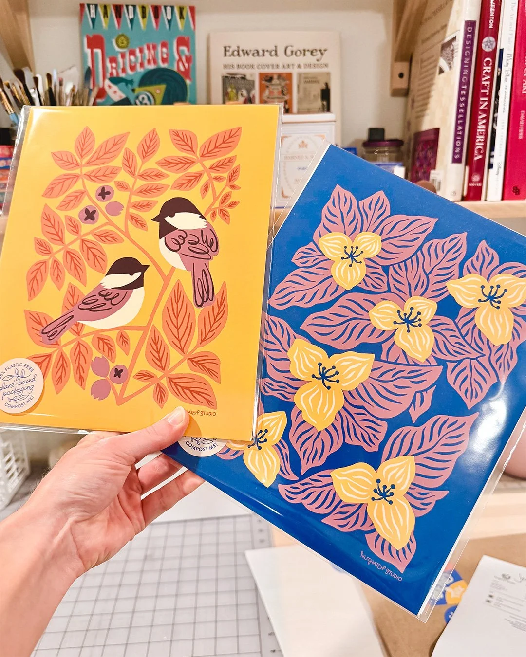 Loving this art print combo from a recent order&mdash;so good! Cheers to color harmonies! 🎨 ✨