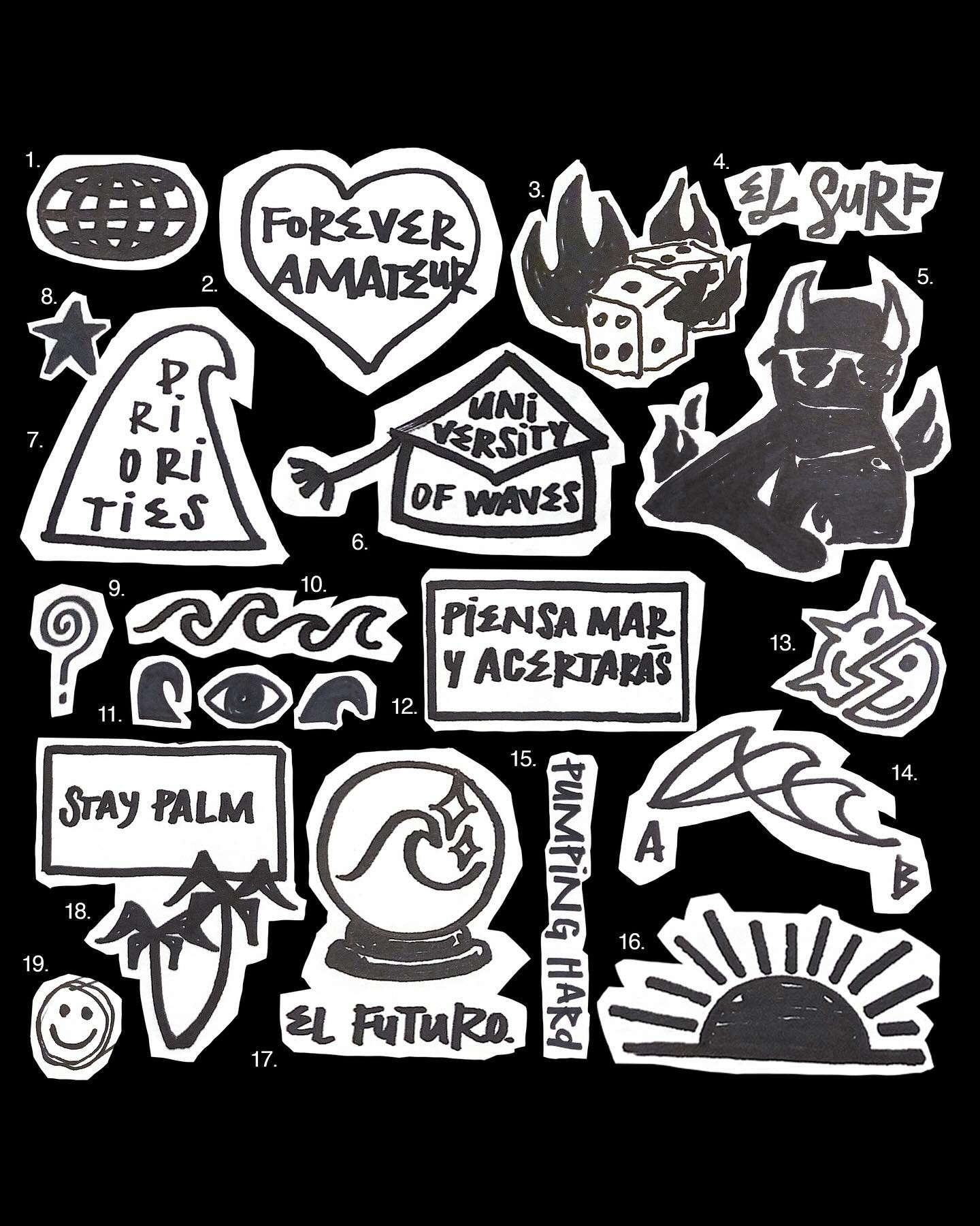 Reuni&oacute;n familiar de recortes de libreta y tattoos. &iquest;En qu&eacute; mesa te ponemos? 😎

#xzoebarcelo #surfillustration #surfart #surftattoo