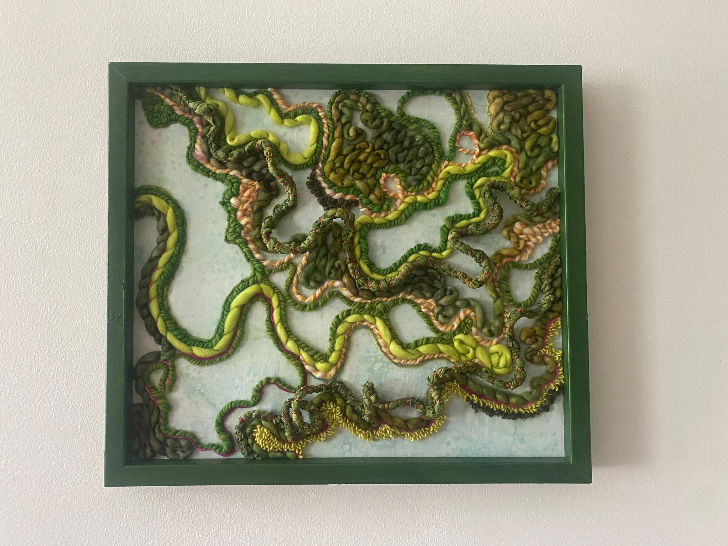 Vines From the Fairytale Garden of My Mind | mixed fibers | 2025