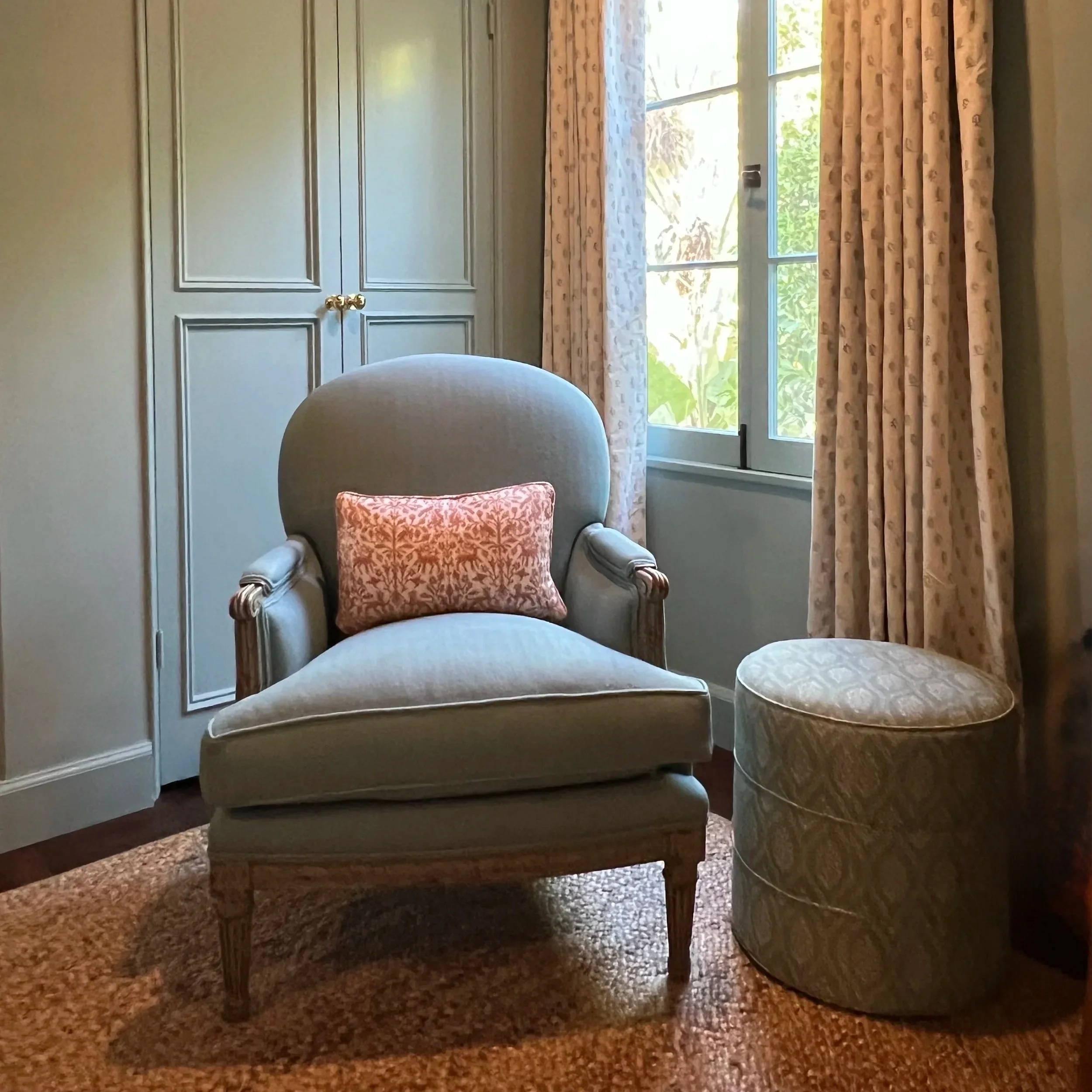 $50 Armchair Recovered in Carleton V Fabric