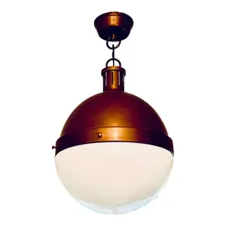 Visual Comfort Brass Hicks Pendant Size Extra Large