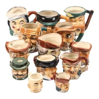 vintage-lot-13-pioneer-mose-co-japanese-toby-jug-ceramic-cigarette-holder-tooth-pick-holder-pitcher-8834.webp