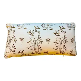 Vintage/Retired Linen Penny Morrison Fabric Lumbar Accent Decorative Pillow