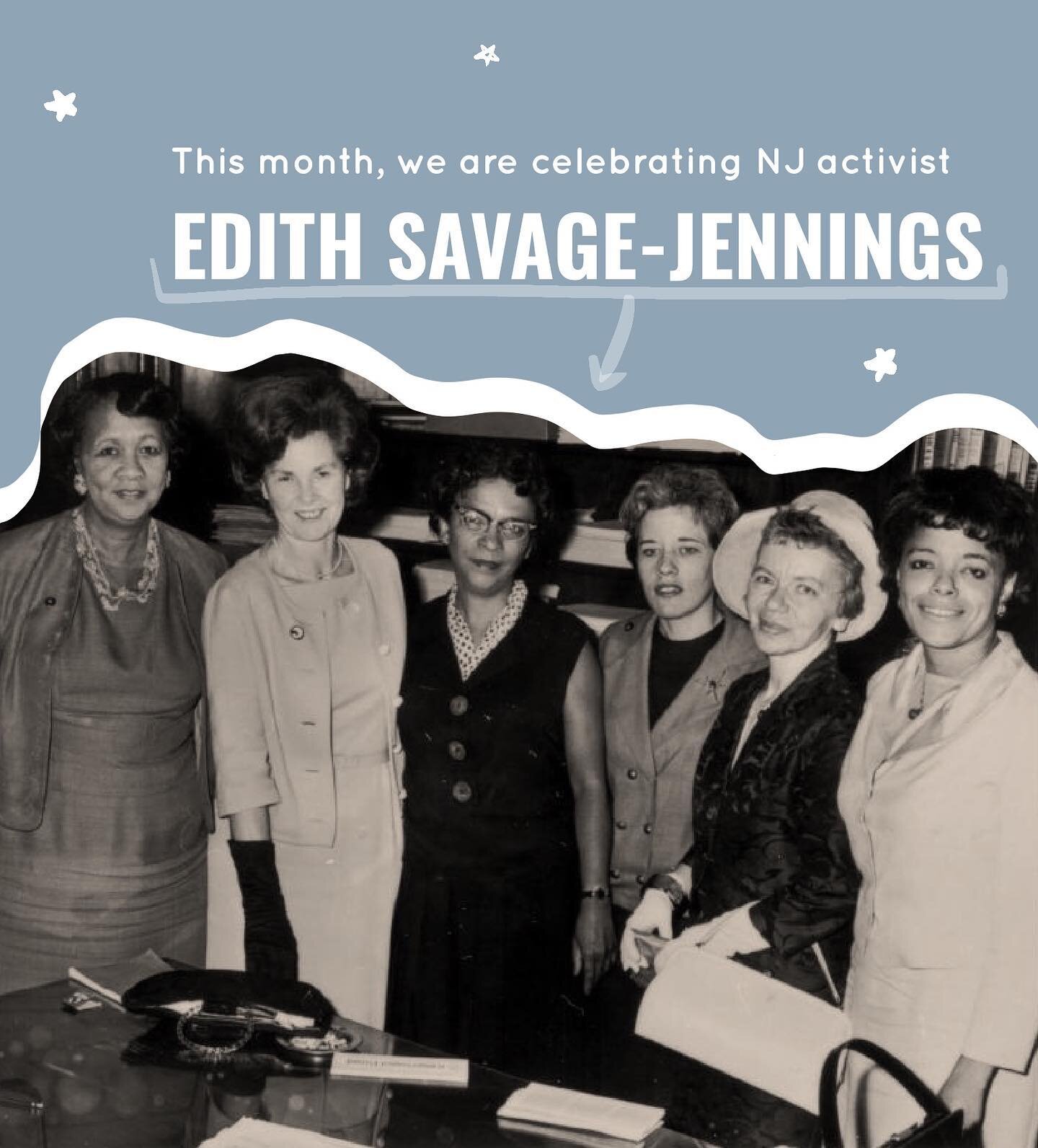 For Black History Month, we at Helping Hands are celebrating the legacy of Edith Savage-Jennings!