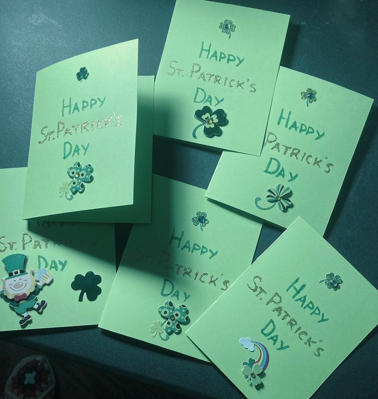 Happy St. Patrick&rsquo;s Day! ☘️🌈💰Check out these cards our virtual companionship team made!