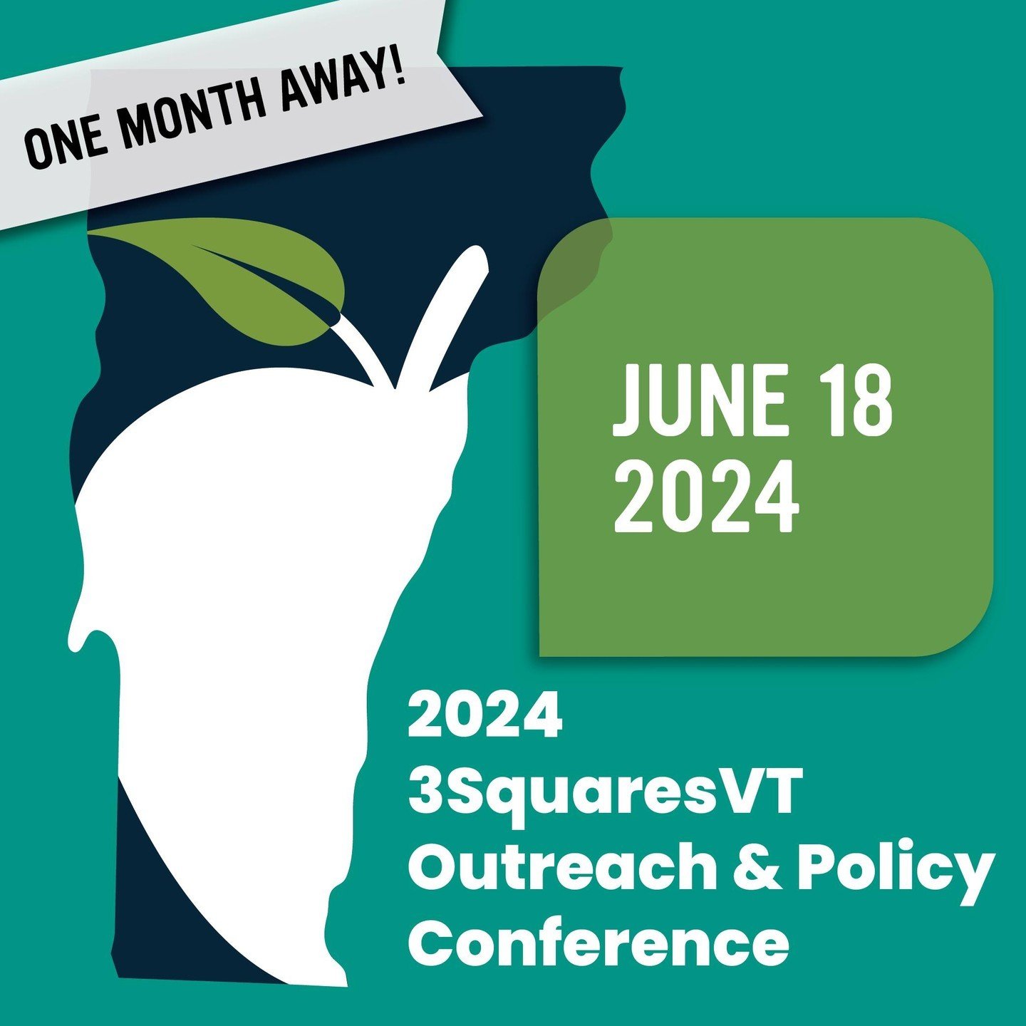We are one month out from our annual 3SquaresVT Conference! 

Join Hunger Free Vermont and the Department for Children and Families on June 18th for a day of training sessions &amp; educational workshops. This year, our conference sessions will explo