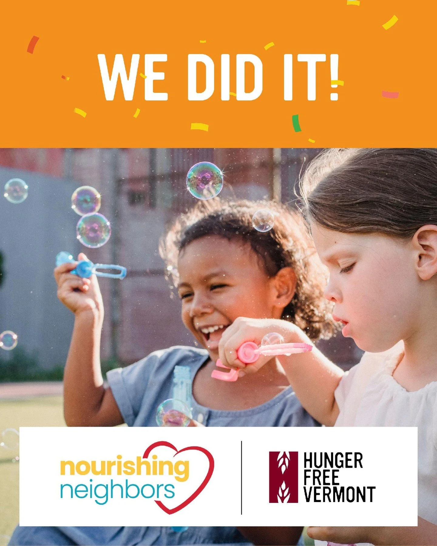 Thanks to your support and generosity, we unlocked all of the $25k match! In one week, with your help and enthusiasm, we got the whole match from Albertson's during the Nourish the American Dream campaign last month. 

That money will help us spread 