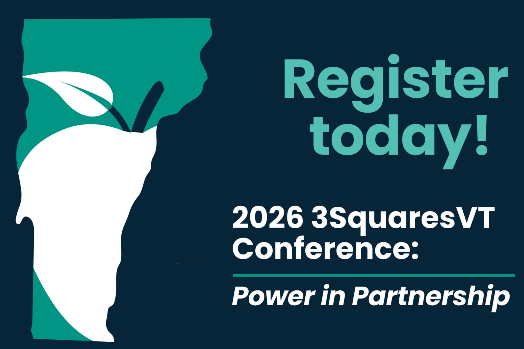Join us at the 3SquaresVT (SNAP) Conference in September