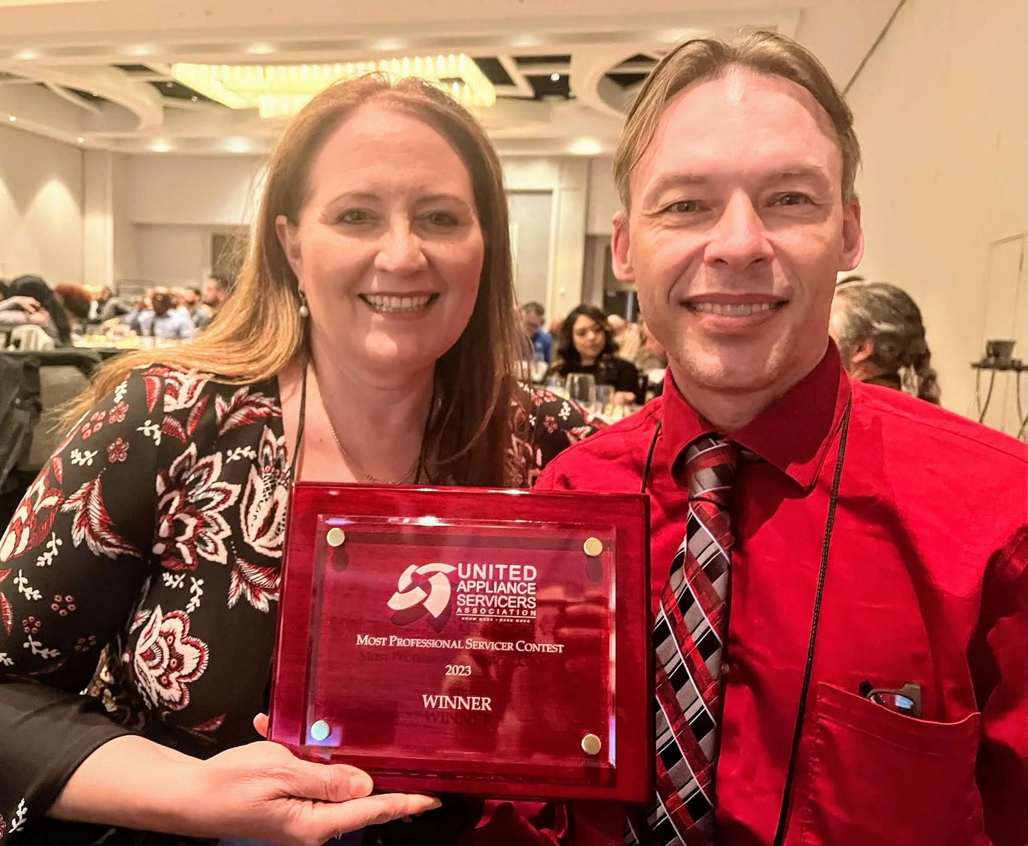 Most Professional Appliance Servicer Award