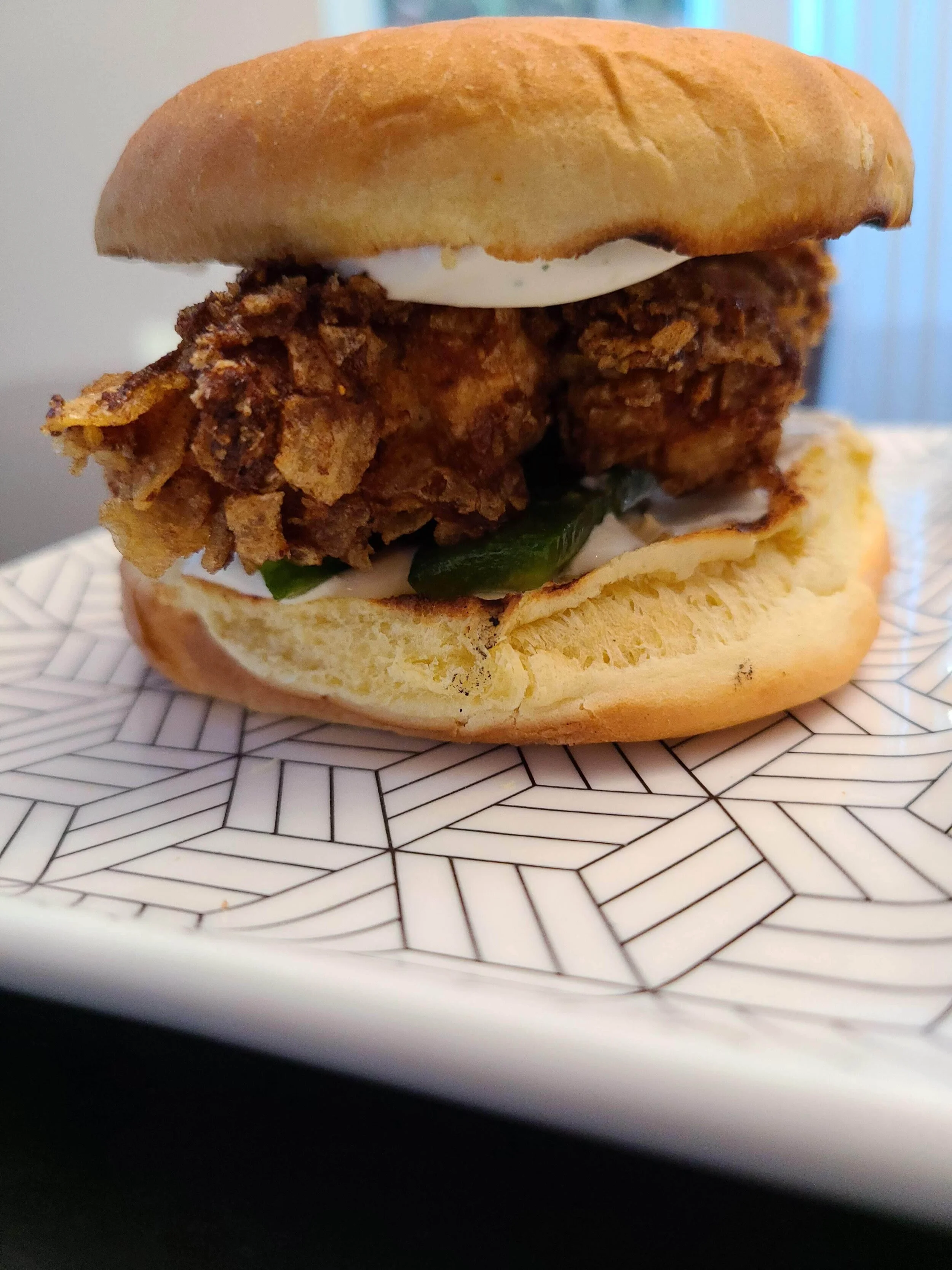 Jalapeno Chip Fried Chicken Sandwich