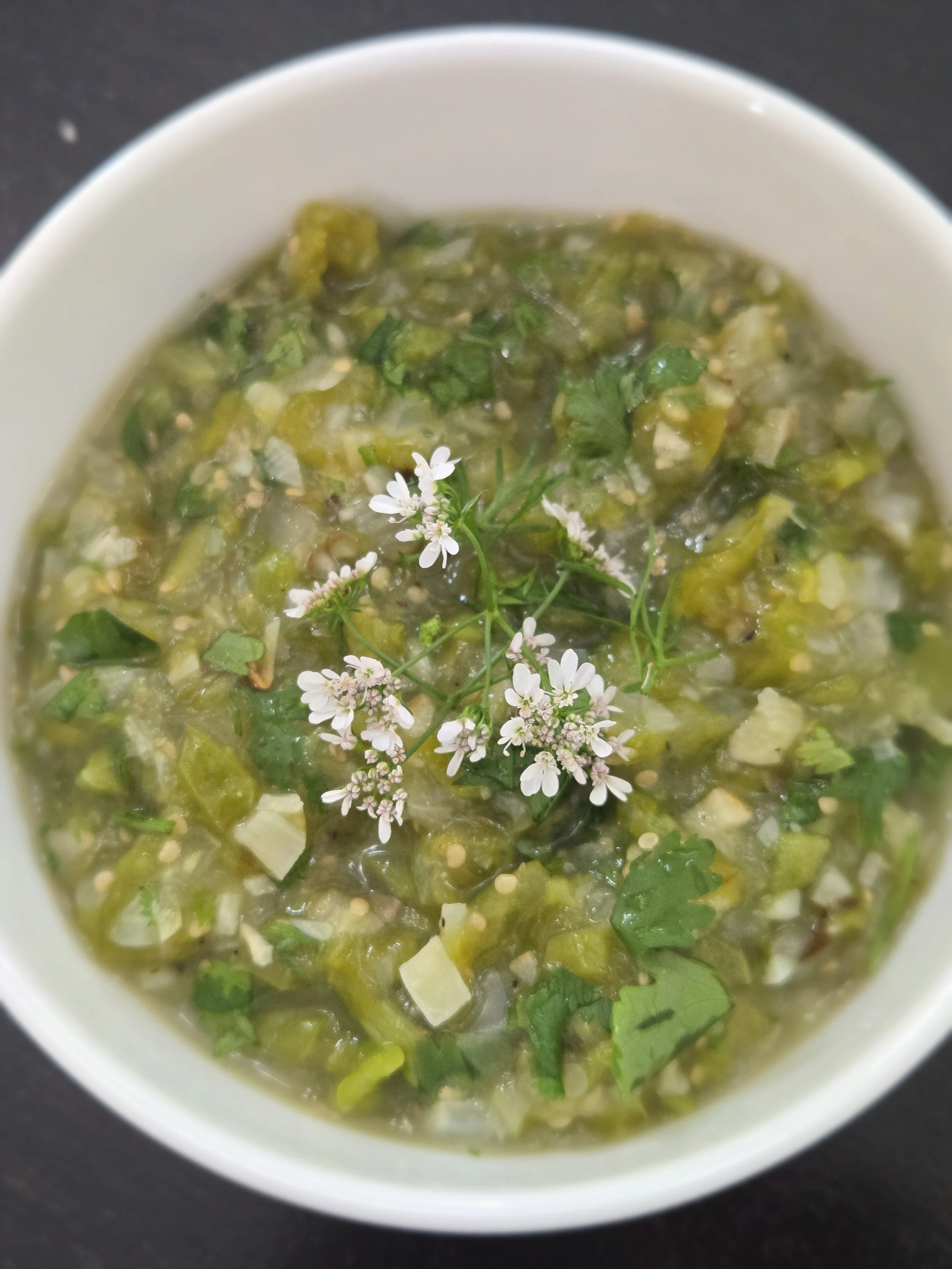 Roasted Shishito Salsa Verde