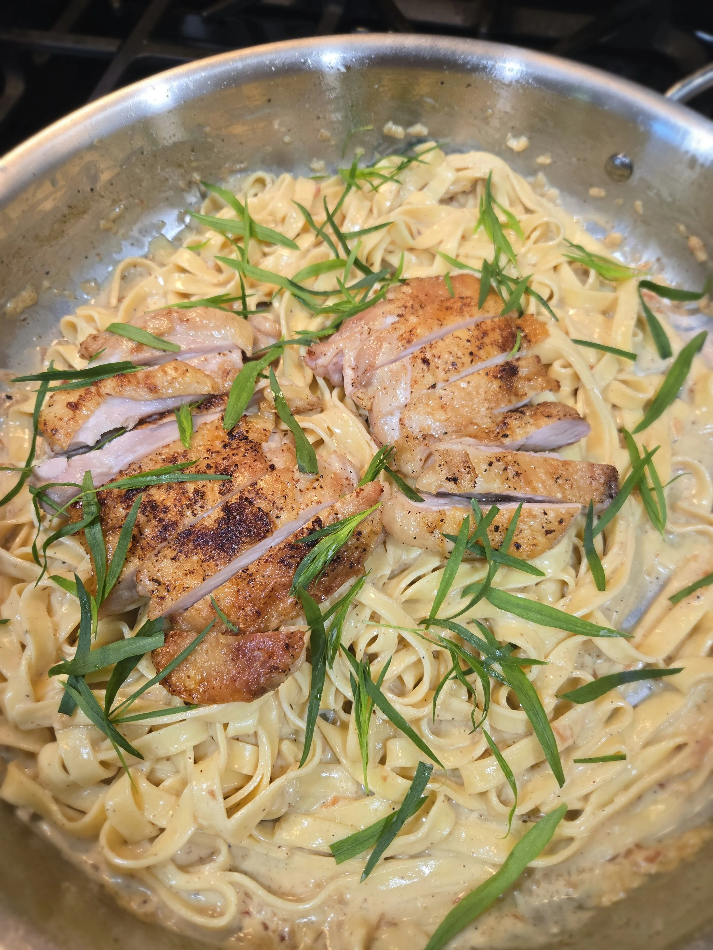 Dijon Tarragon Chicken Pasta