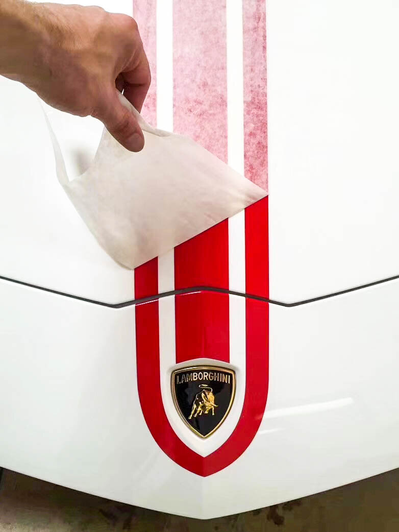 Lamborghini Stripe Wrap