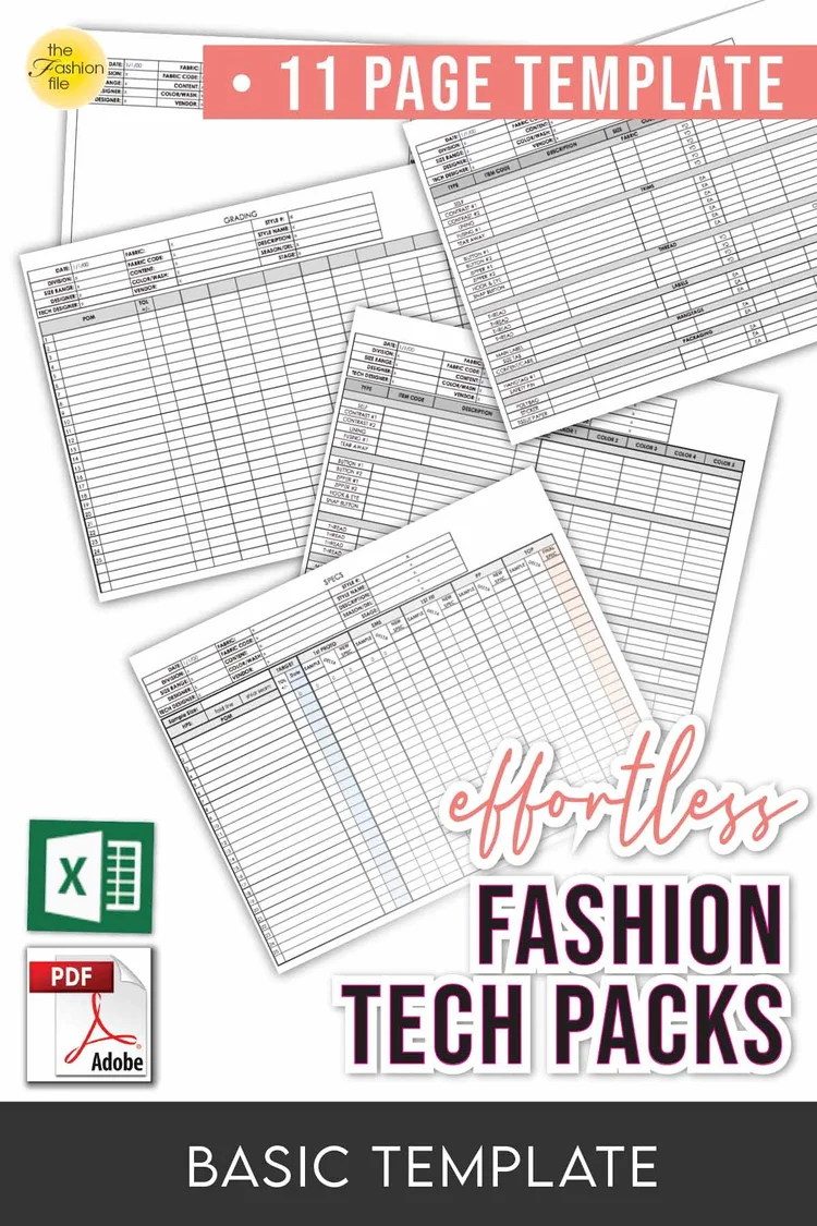 Tech Pack Templates for Fashion Designers: A Step-by-Step Guide — The ...