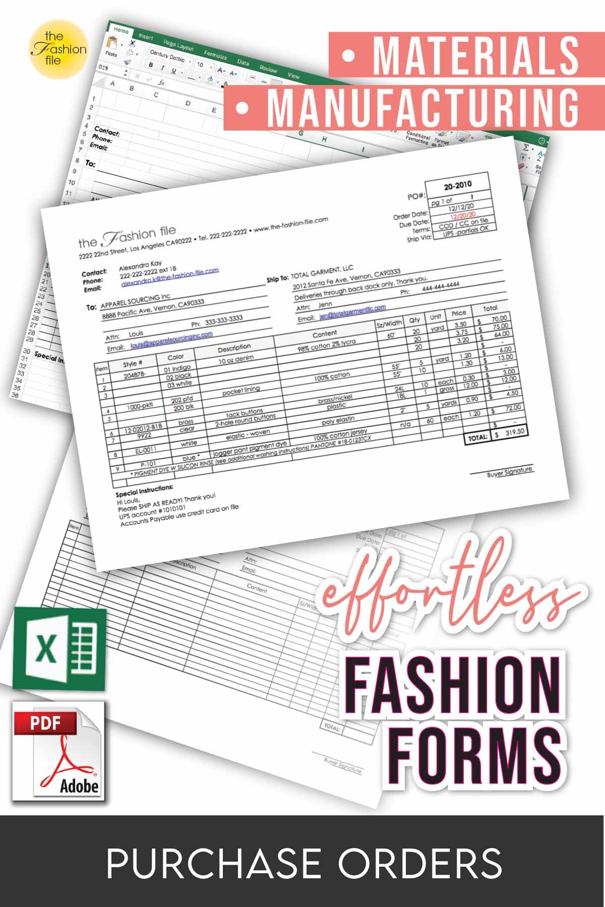 Purchase Order Templates