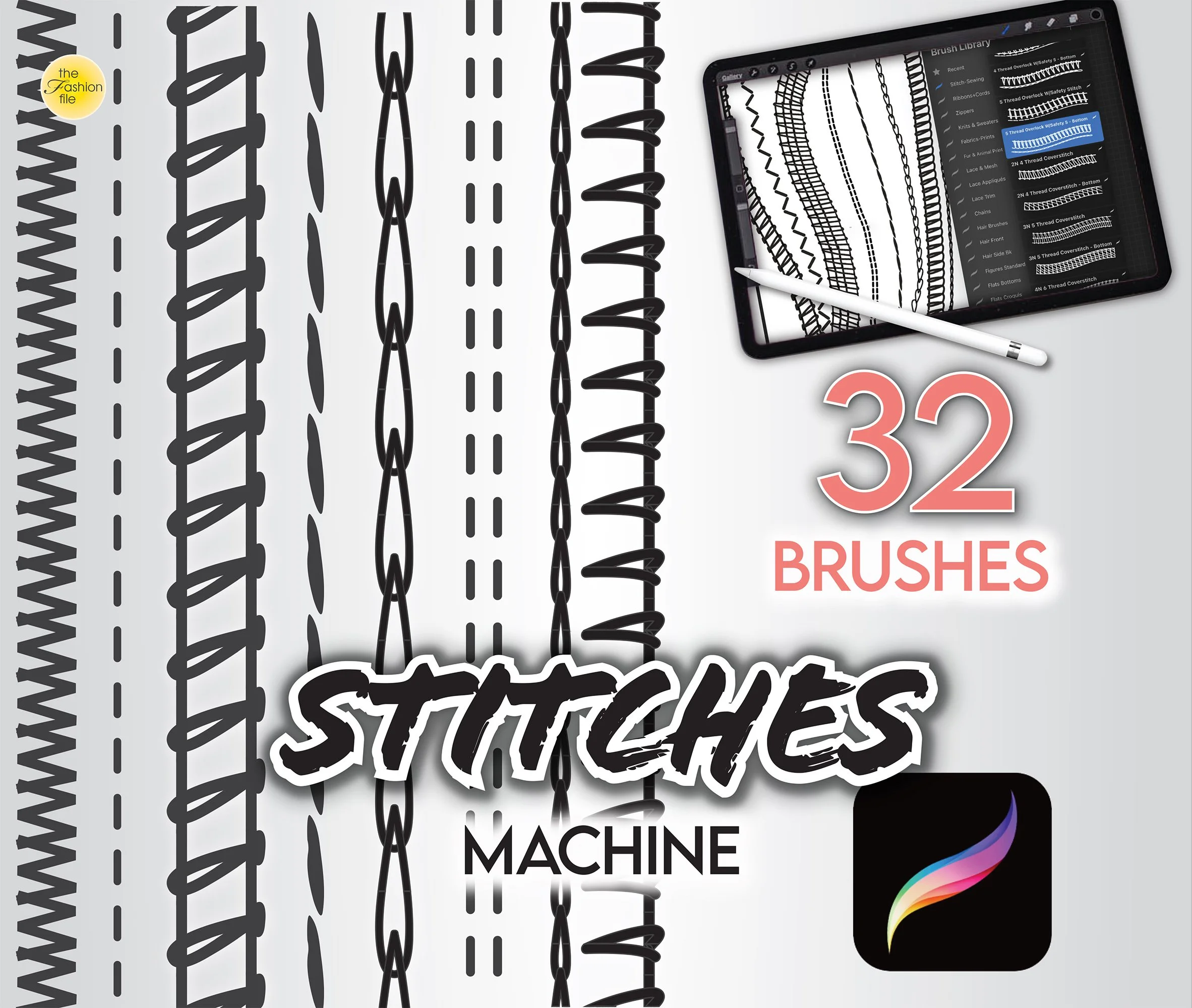 Procreate Stitches