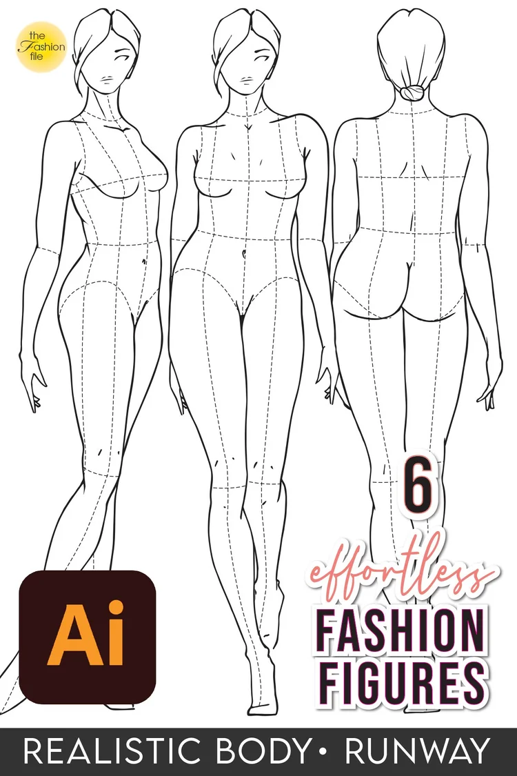 Fashion Figures & Female Body Templates — The Fashion File
