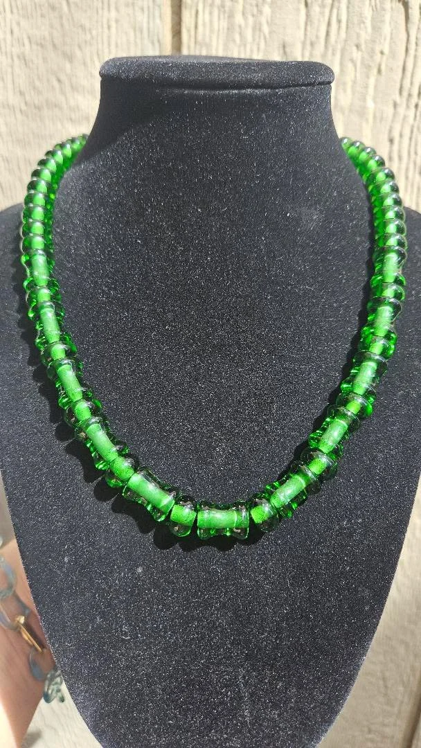 Spool Necklace (Green)