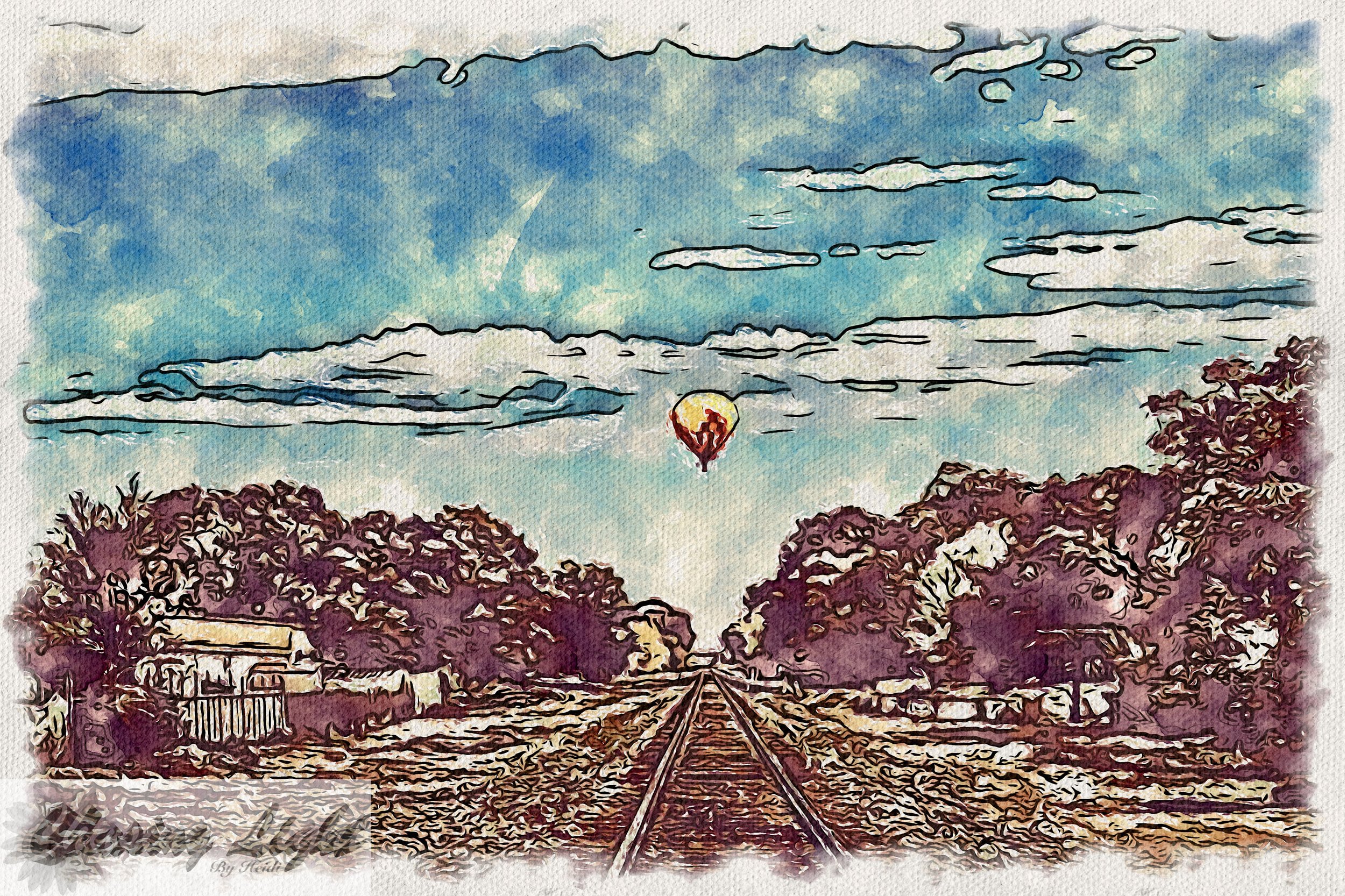 Floating Above the Tracks (Artistic)*