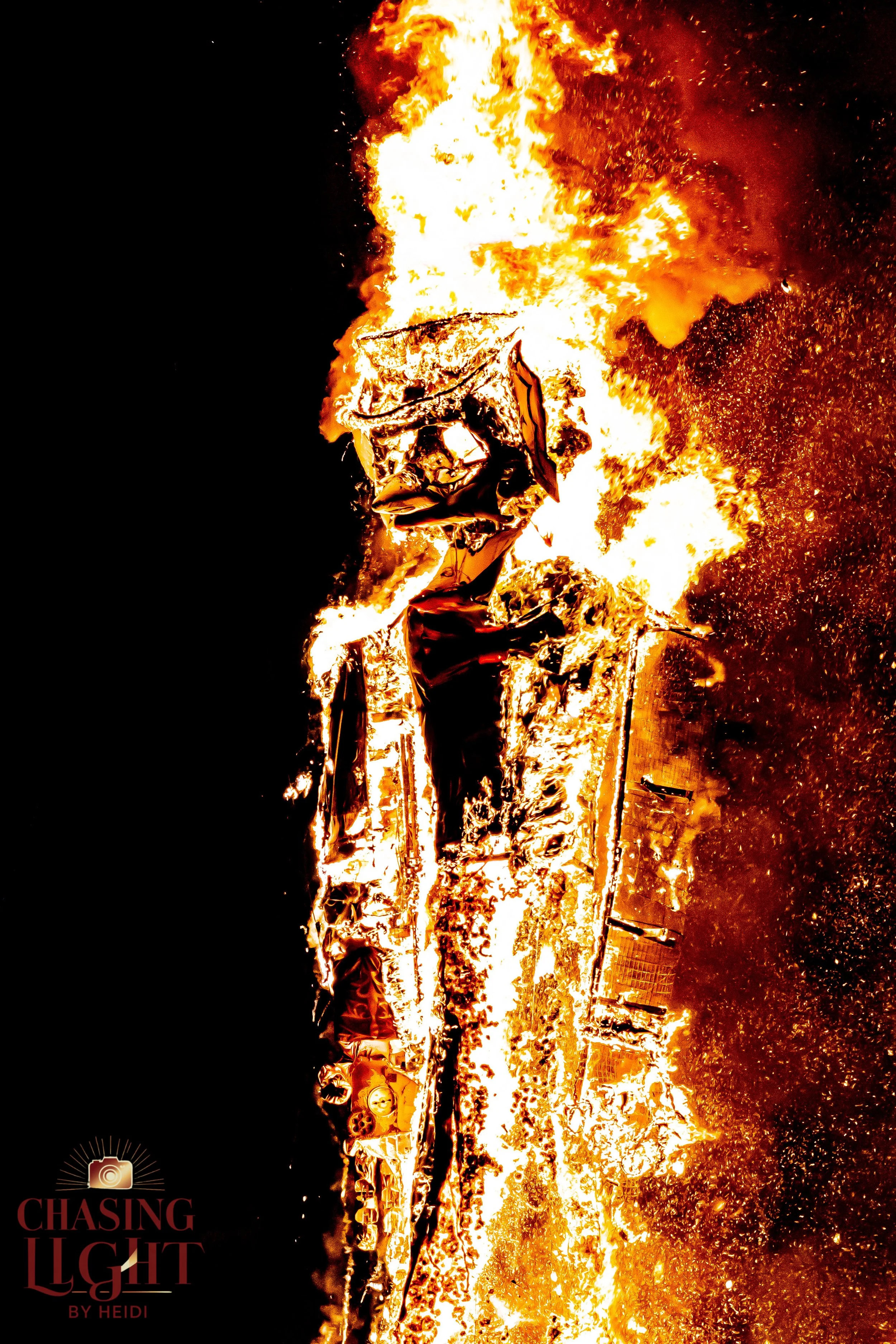 Burning of Zozobra in Santa Fe, NM