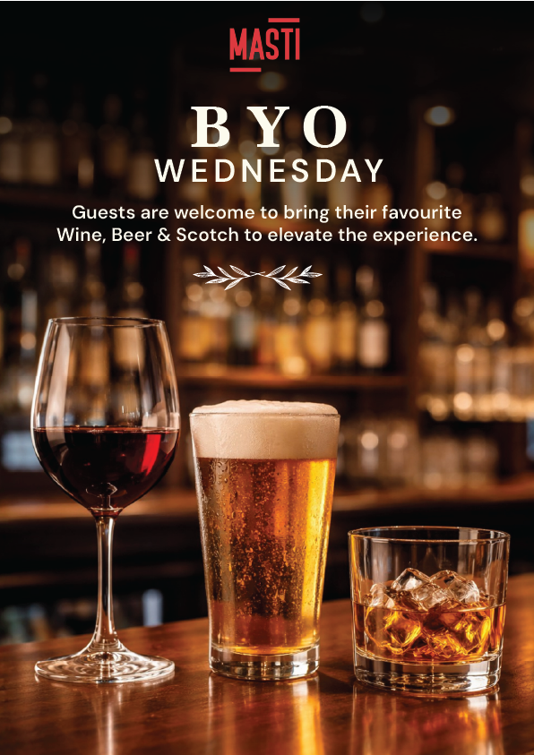 BYO Indian restaurant Melbourne — Masti's Wednesday &amp; Sunday night on Brunswick Street Fitzroy