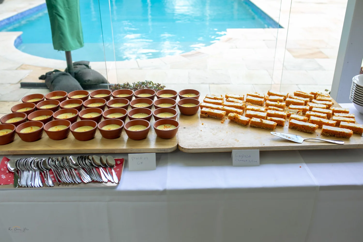 Indian desserts, phirni and gajrela, from Curry Queen Catering Co. by Masti Fitzroy