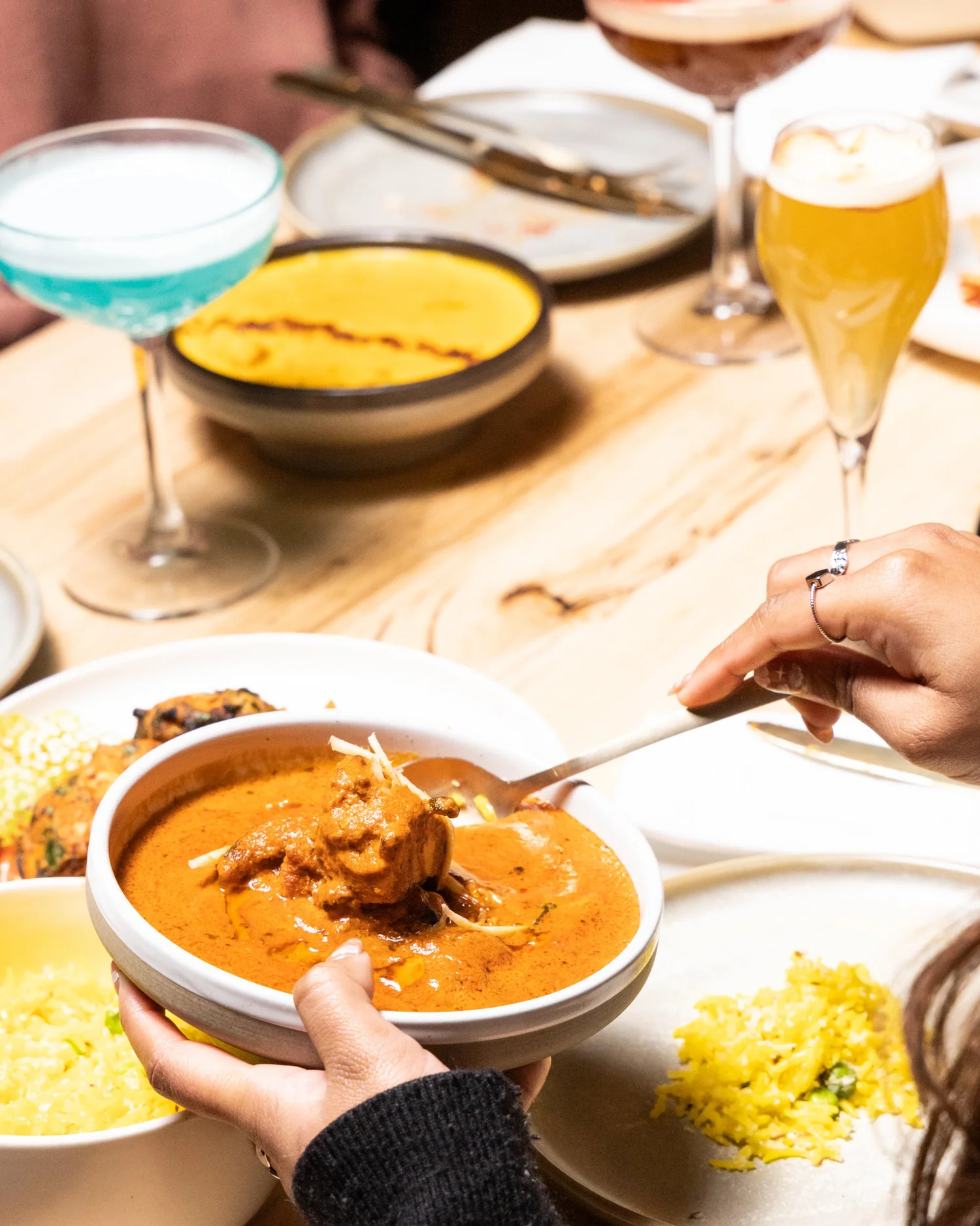 Butter chicken Indian takeaway Fitzroy from Masti on Brunswick Street