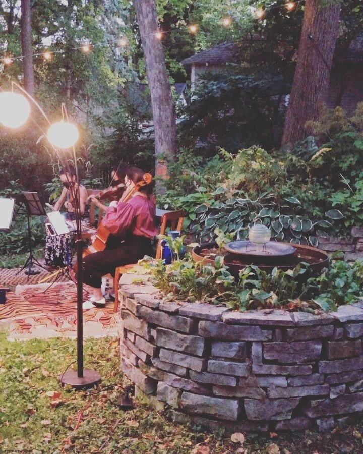 To demonstrate that with careful planning, clarity, and respect for each other group experiences are possible, we designed and produced a socially distanced backyard chamber music concert. It was an experience most of us have gone without for more th