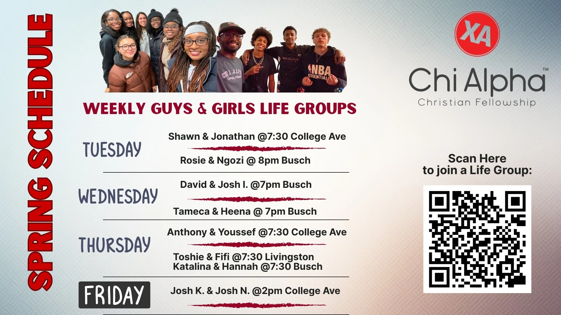 Spring 2026 Life Groups