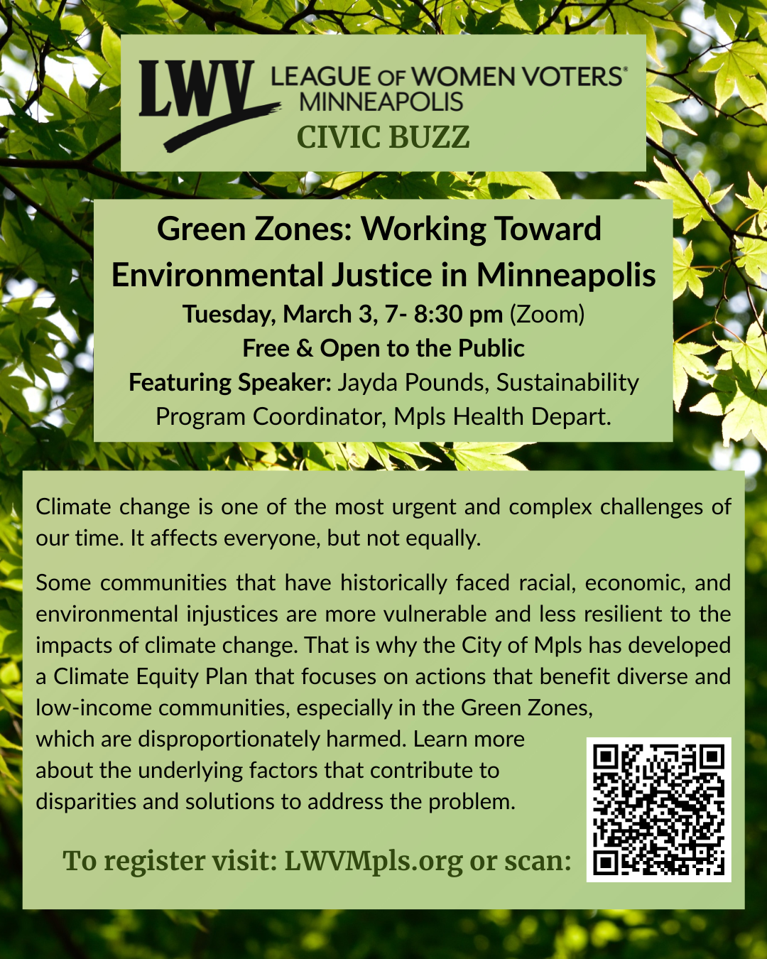 Working Toward Environmental Justice in Minneapolis