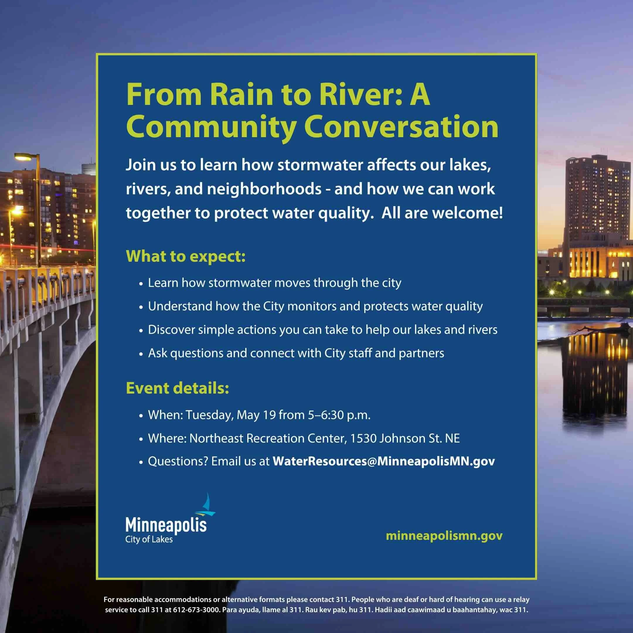 From Rain to River: A Community Conversation