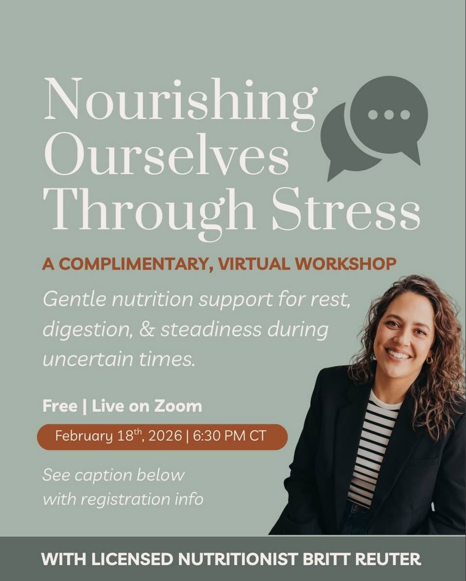 Nourishing Ourselves Through Stress