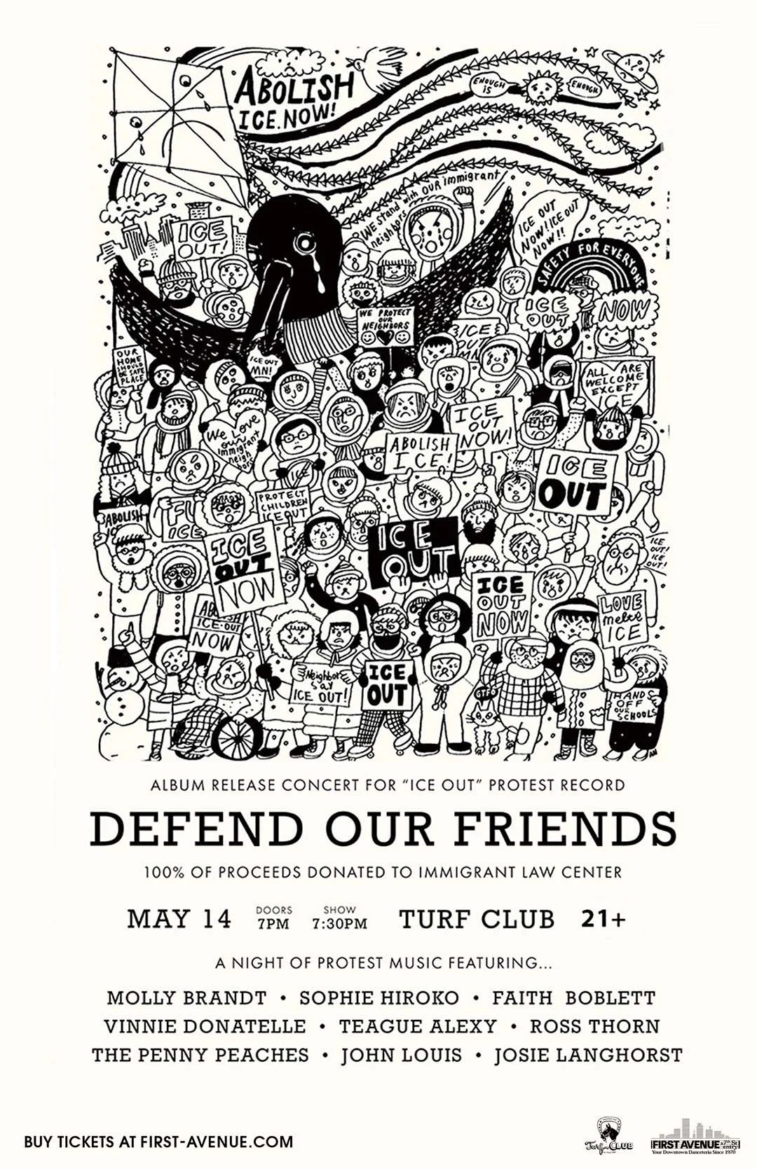Defend Our Friends: “ICE Out” Album Release
