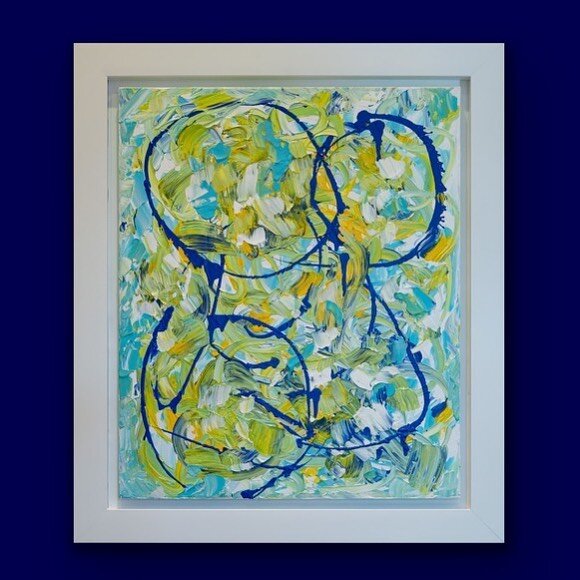 &ldquo;I once had a thousand desires. But in my one desire to know you&mdash;all else melted away.&rdquo; ~ Rumi 💙 &lsquo;The Embrace&rsquo; 16x24
.
.
.
#love #lovers #abstractart #abstractpainting #abstractexpressionism #artist #gallery #artistsoni