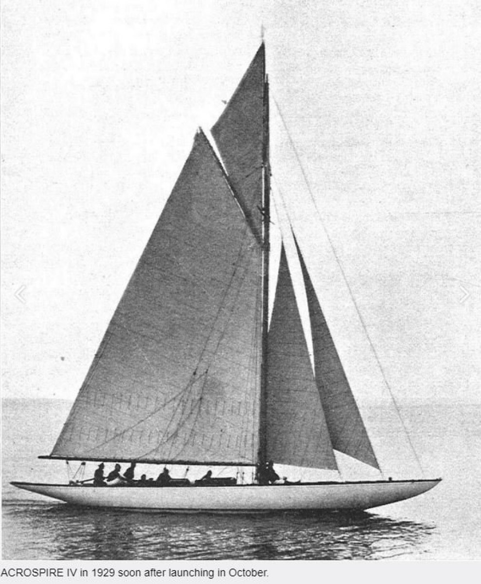 ACROSPIRE  IV after launch Oct 1929