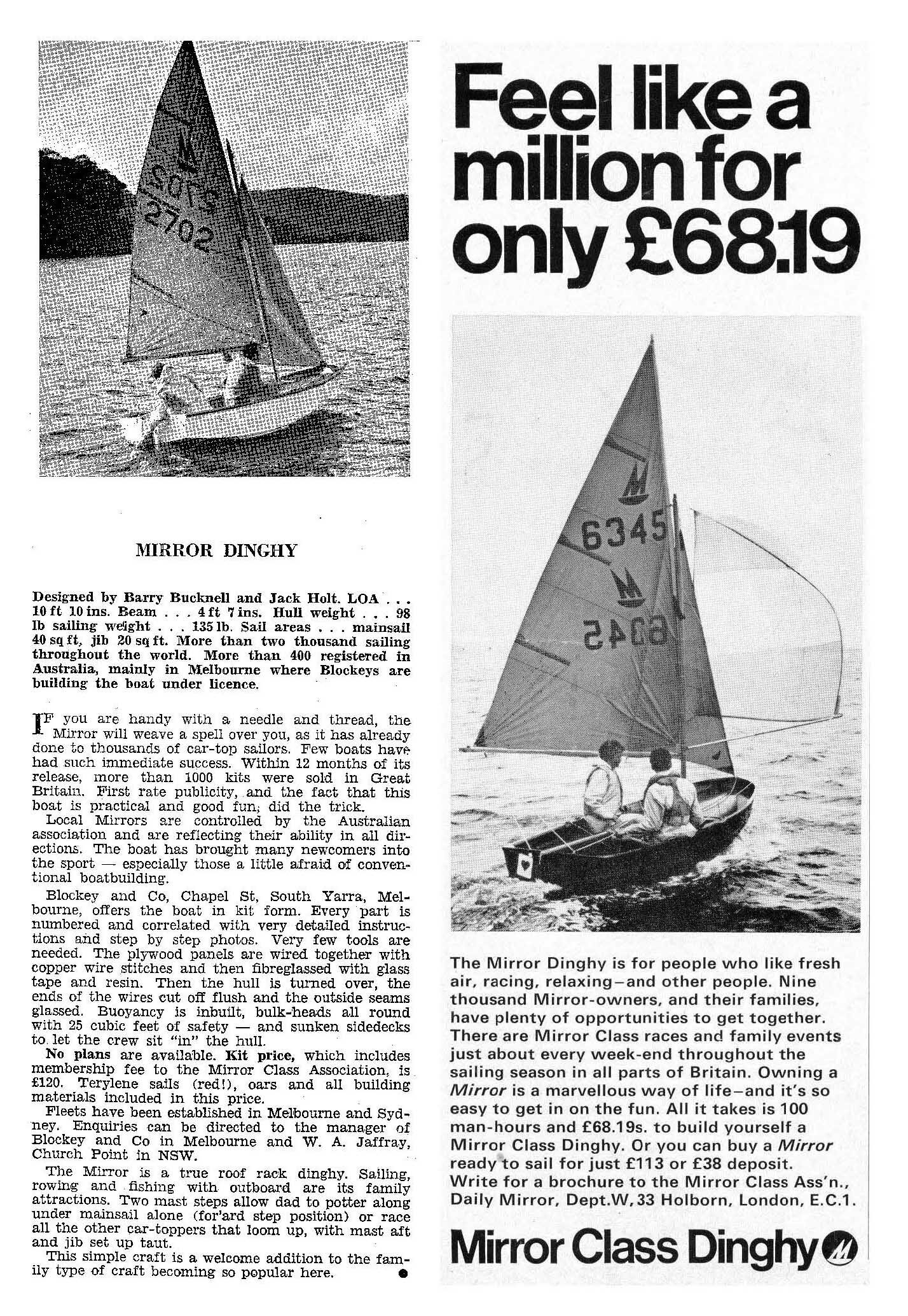Mirror Dinghy Jib By Jeckells For Sailing Dinghy Boat 