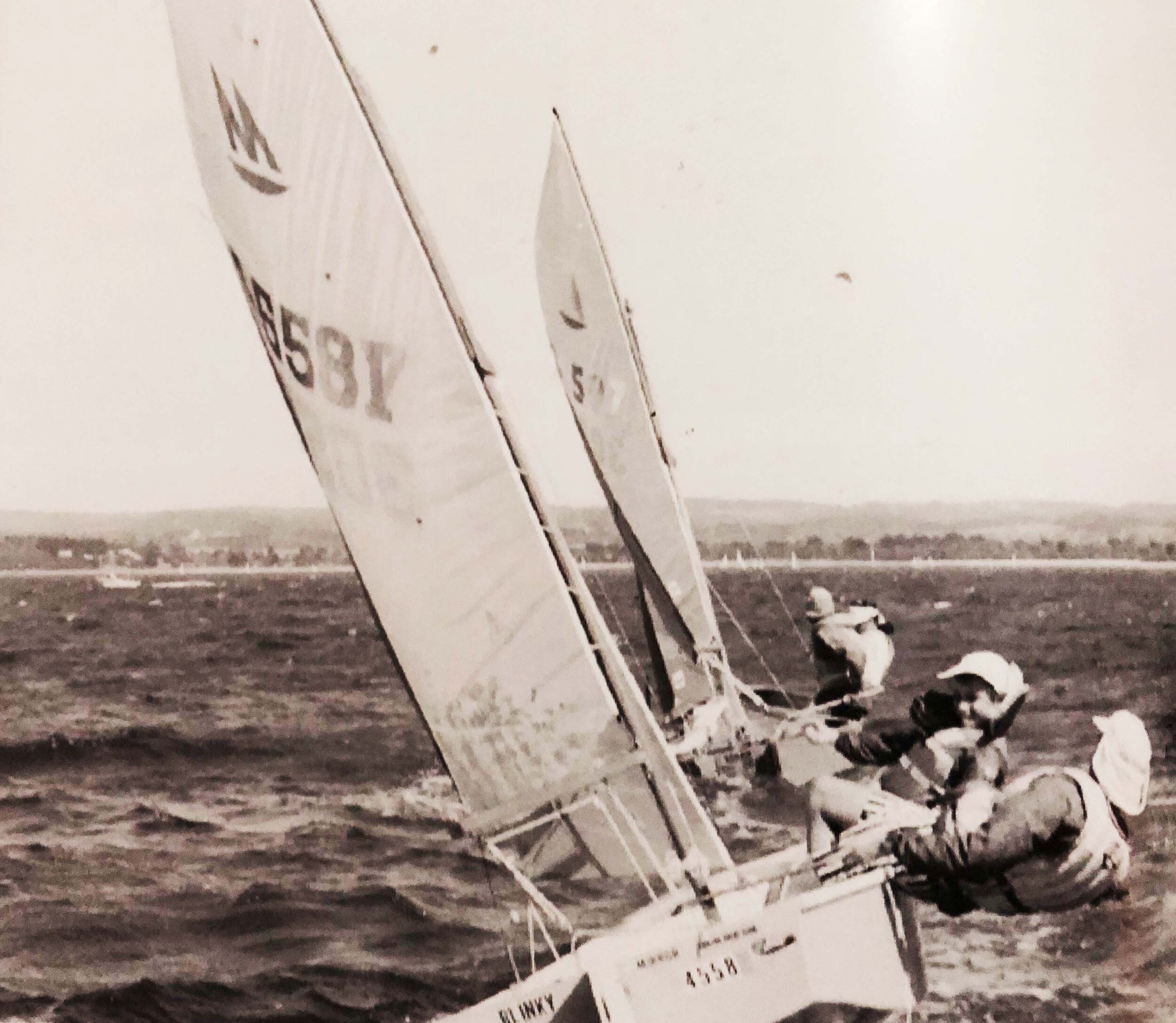 Sailing at Somers Yacht Club 1970's