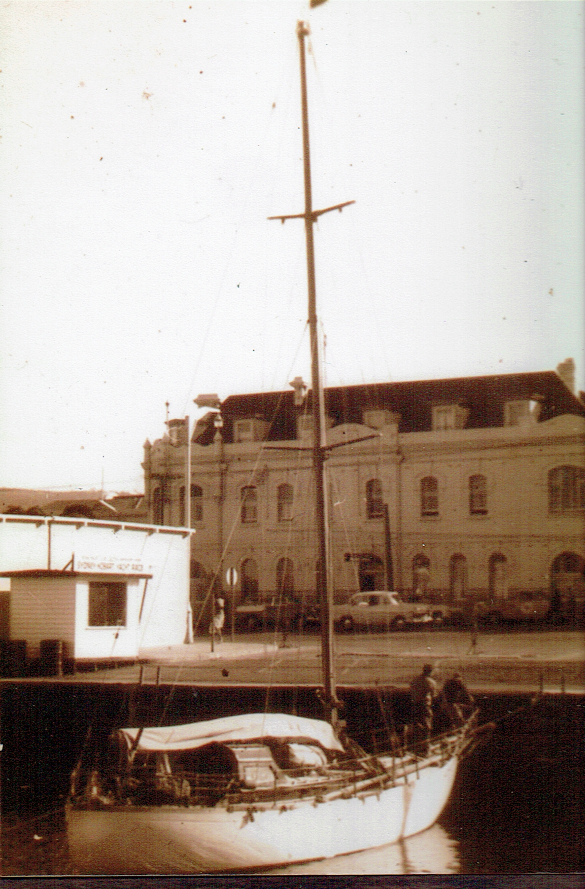 Jolly Roger Hobart  After Sydney-Hobart Race 1961