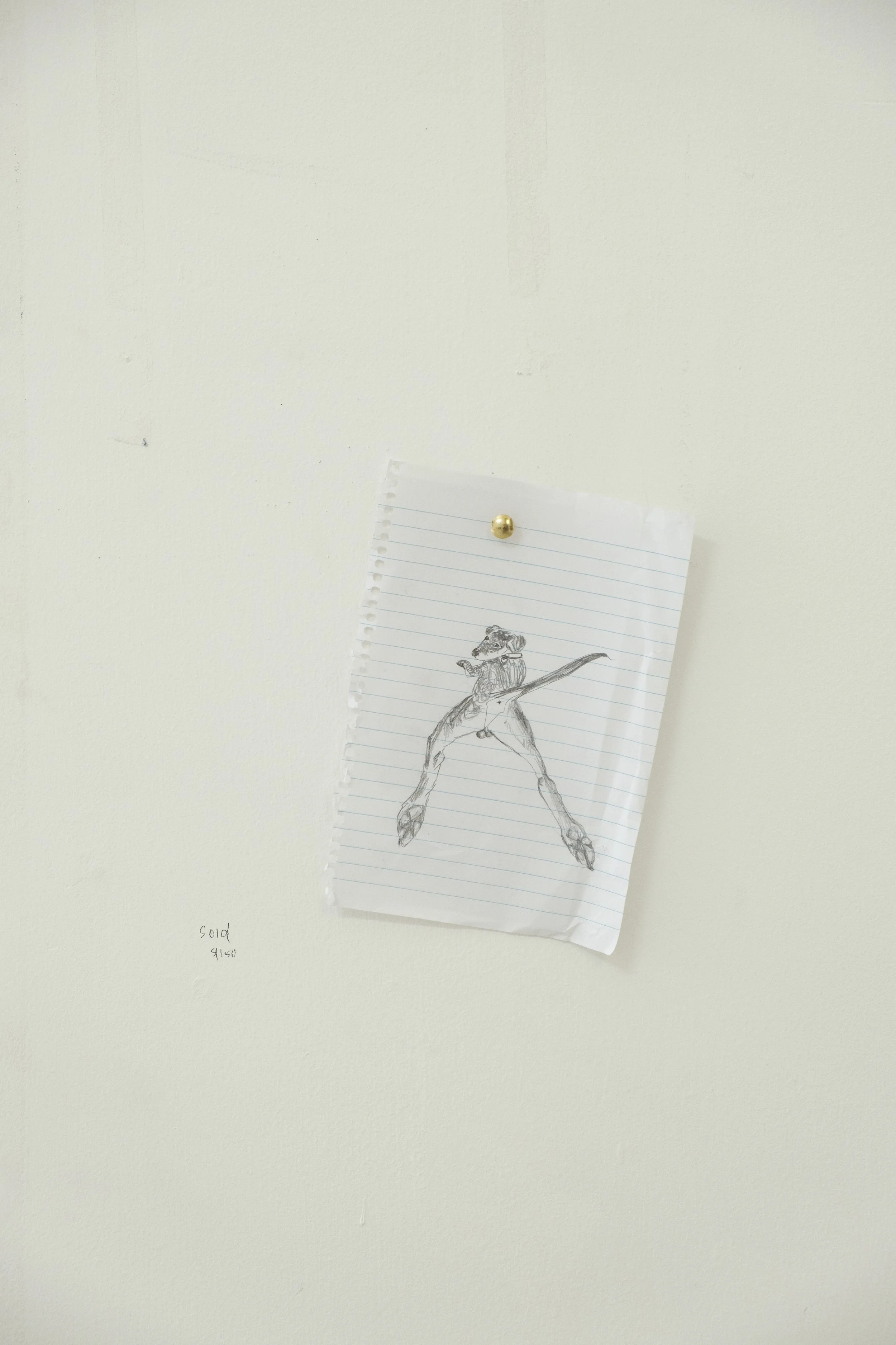 Sivaan Walker, 2025, sexy chip, graphite on paper