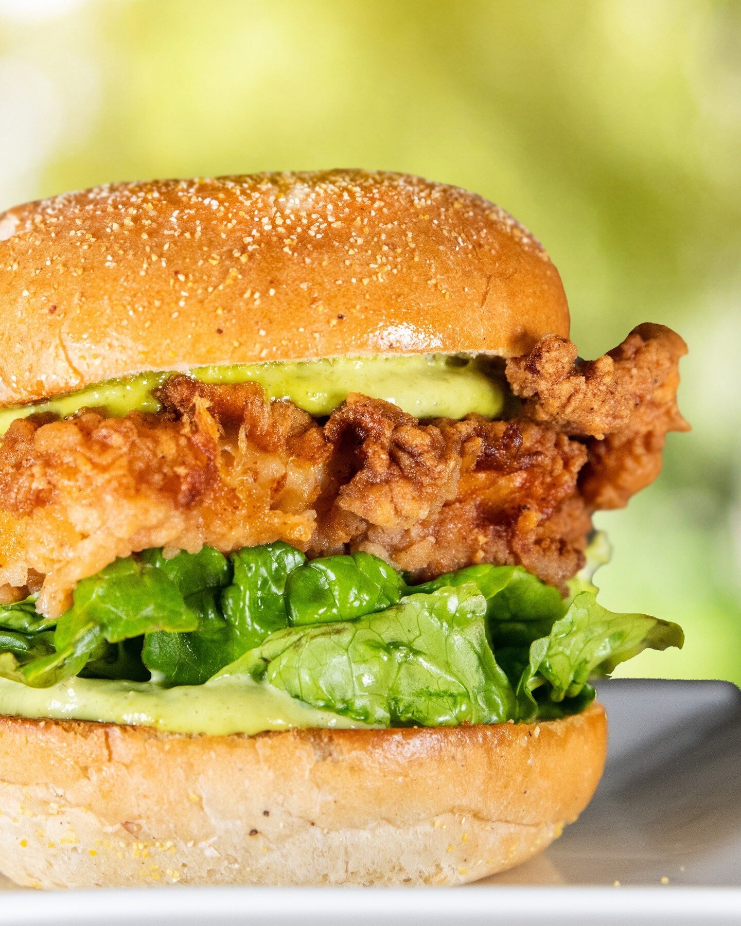 Rocketbird chickens are organic, vegetarian-fed, free-roamin&rsquo; birds that are raised without hormones or antibiotics. Each sandwich features crispy, moist and tender, perfectly seasoned breast meat on an artisanal potato bun with one of our hous