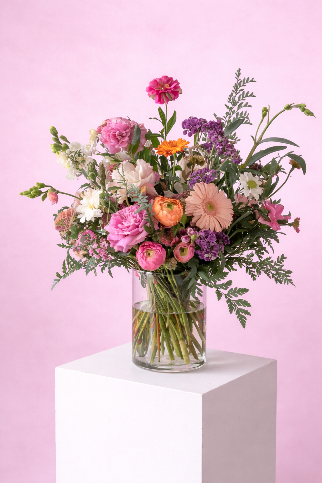 Blushing Garden Vase Arrangement