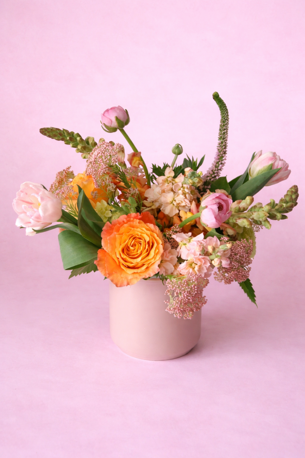 Blushing Garden Pot Arrangement