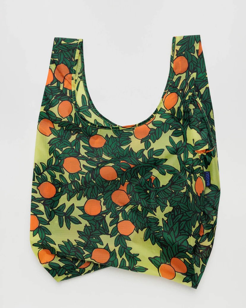 Baggu Bag - Orange Tree Yellow