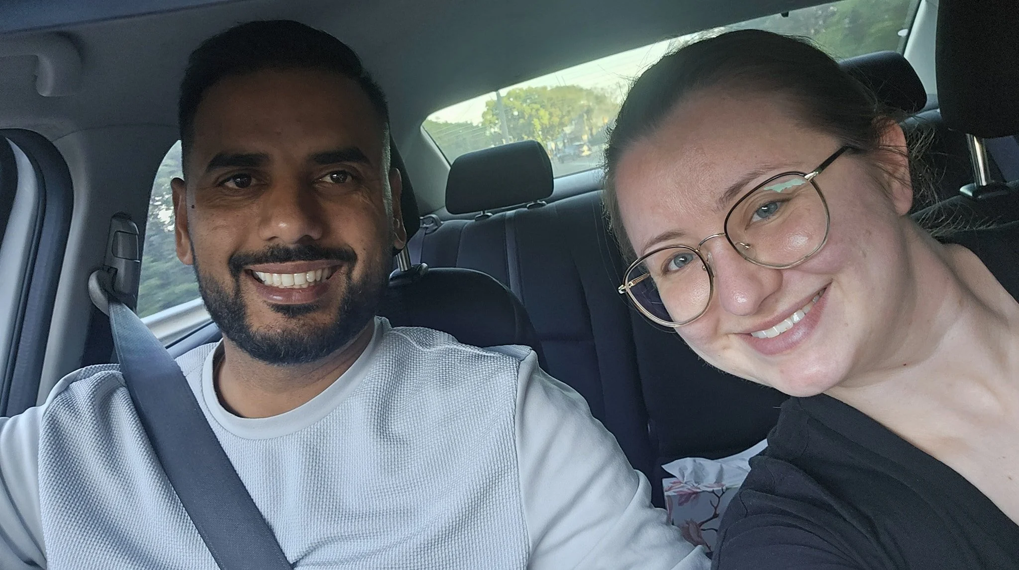 Quick PSA! And with an obligatory no makeup selfie with hubby 😁
I am away camping with family the next 2 days, and won't have any phone or internet service until Monday afternoon when we get back so any messages or emails I get will be answered aft