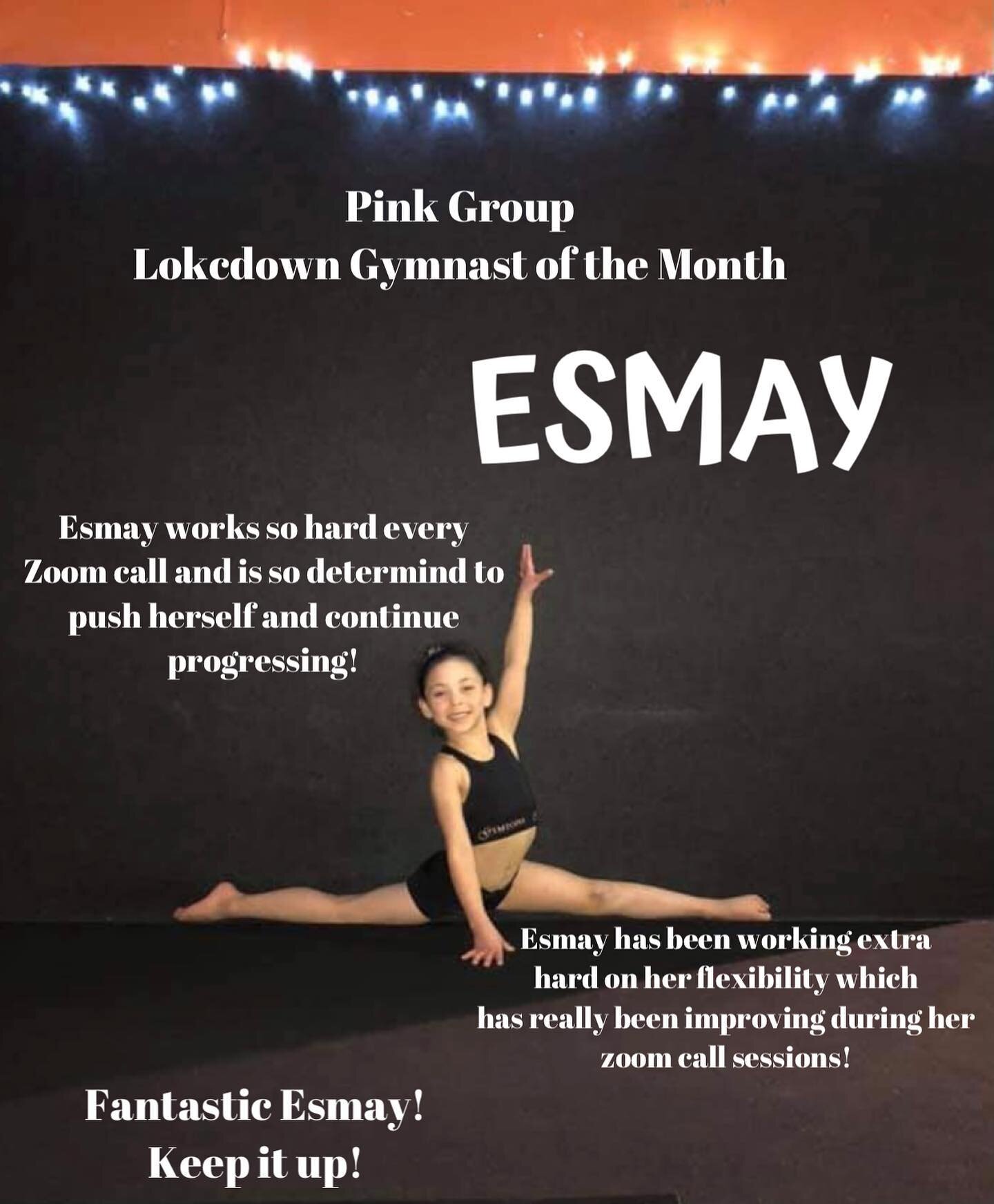Our lockdown gymnasts of the month everyone! Fantastic work girls! ☺️ Your coaches have been super proud of you all this month ✨ 

Keep it up!
