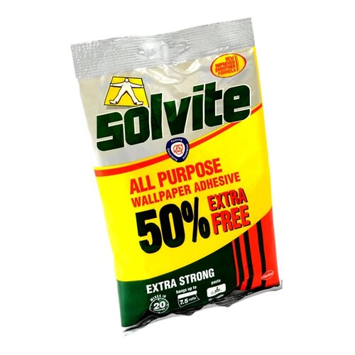 Solvite All purpose Wallpaper Adhesive 380g - 20 rolls